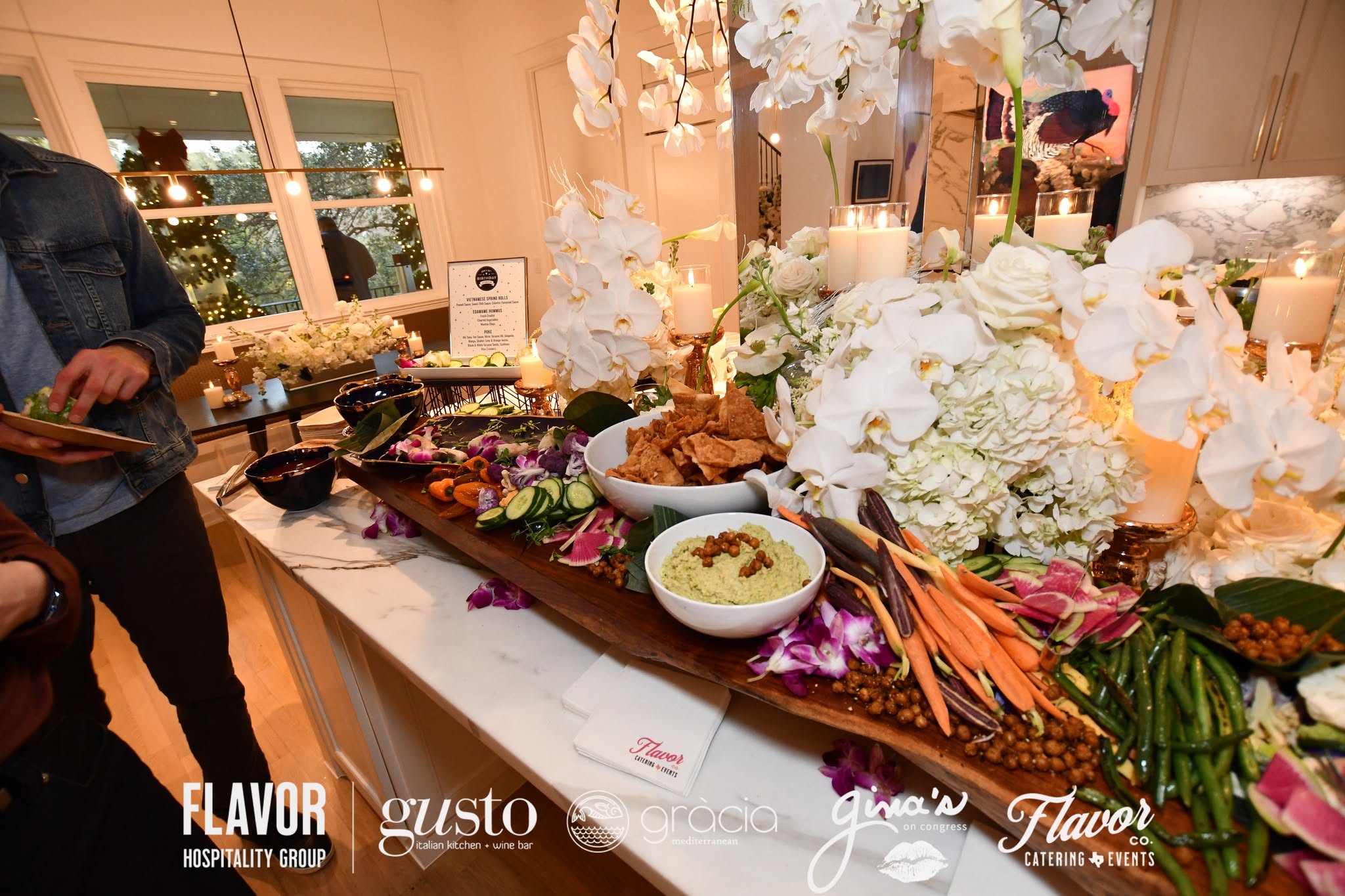 Flavor Hospitality event spread