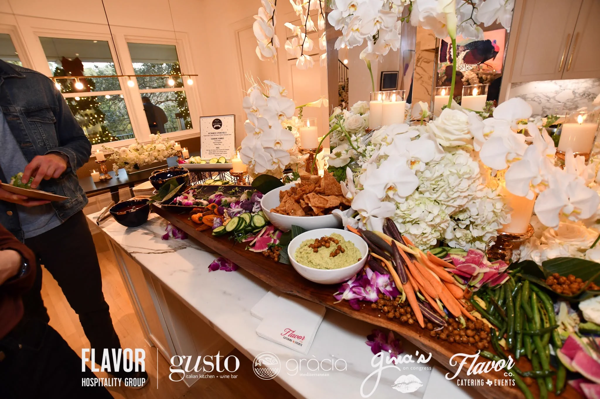 Flavor Hospitality event spread